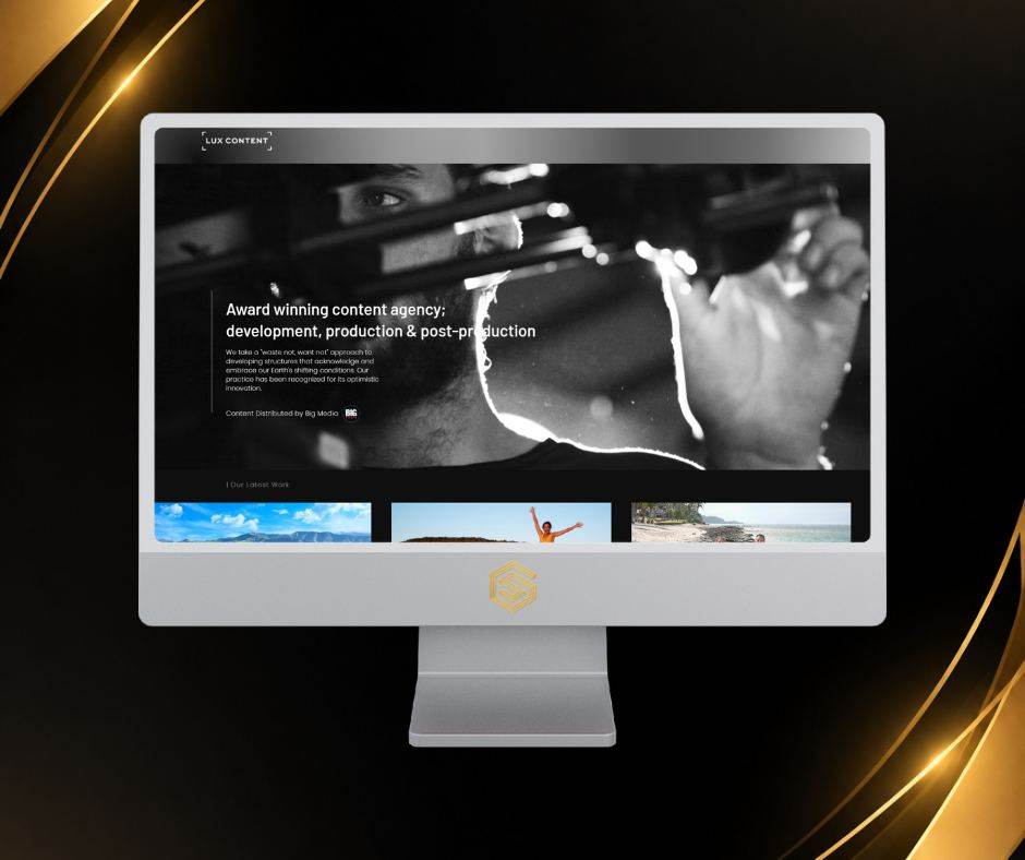 Lux Content website screenshot