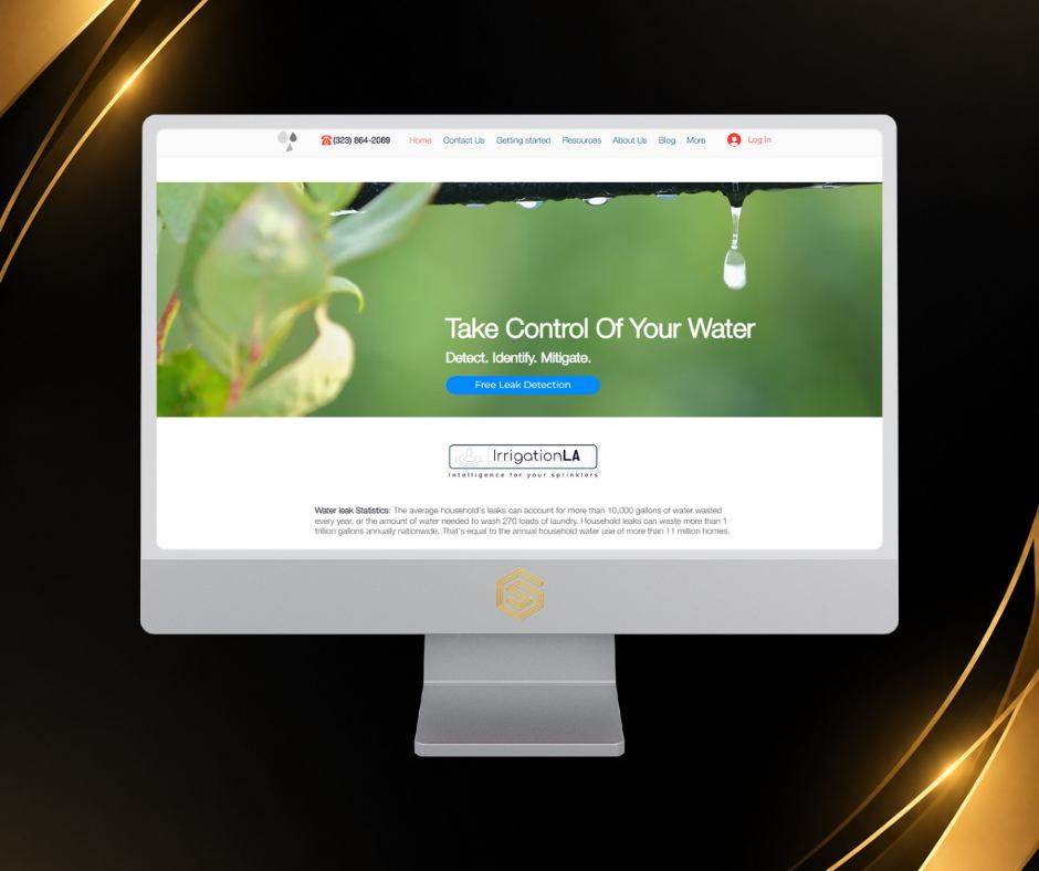 IrrigationLA website screenshot